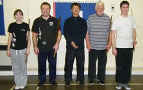 Chen Broadsword Training with Liming Yue