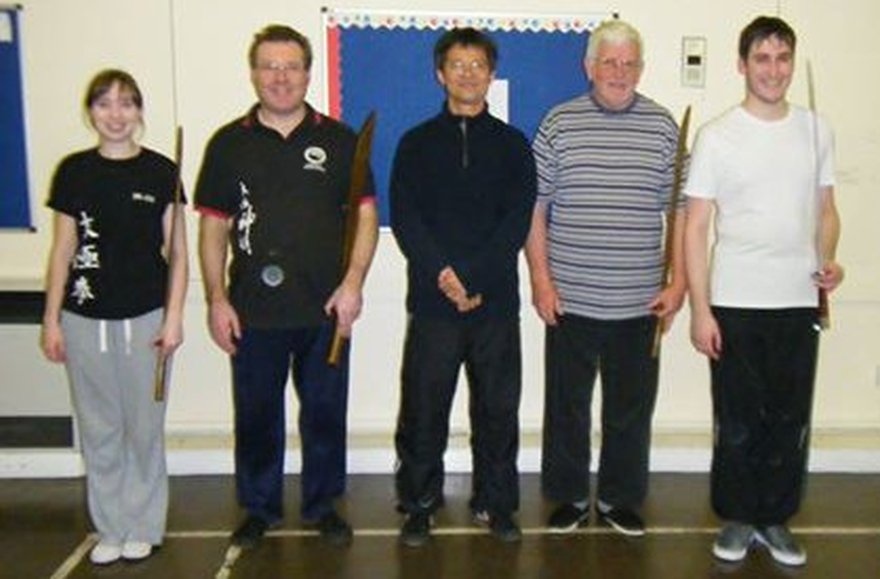 Chen Broadsword Training with Liming Yue